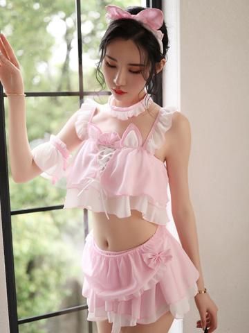 メイド服 コスプレ 衣装 コスチューム 仮装 エプロン キュート シフォン セットアップ チョーカー ふんわり リボン 可愛い 愛らしい 柔らの通販はau Pay マーケット Graxiaはドレスから下着まで国内最大級