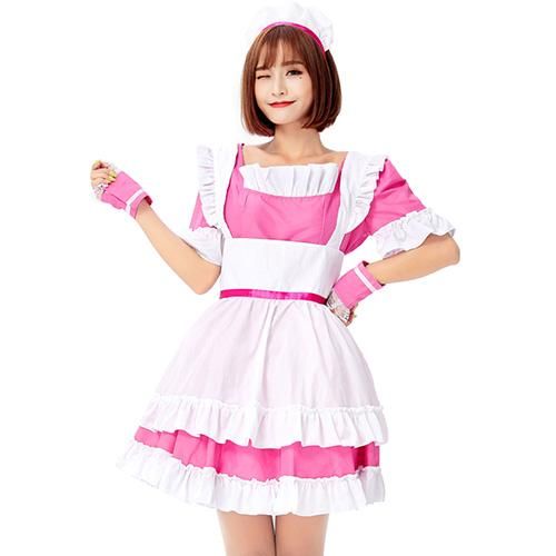 グラシア】 メイド服 コスプレ 衣装 コスチューム 仮装 エプロン