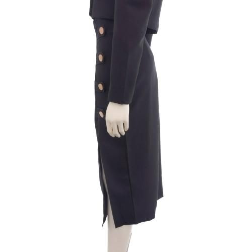 【グラシア】 キャバ ドレス キャバドレス ワンピース ミディアムドレス シック スリット セットアップ パッド ベーシック ブラック S M L XL_13