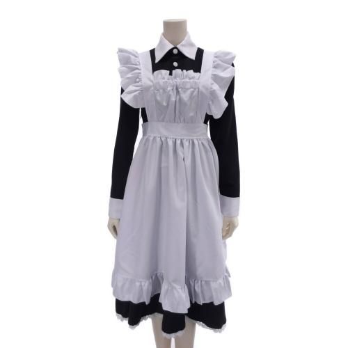 【グラシア】 コスプレ 衣装 コスチューム 仮装 セクシー キュート コス メイド服 エプロン キュート フリル ミニ丈 ブラック×ホワイト Mサイズ グラシア】 コスプレ 衣装 コスチューム 仮装 セクシー キュート コス