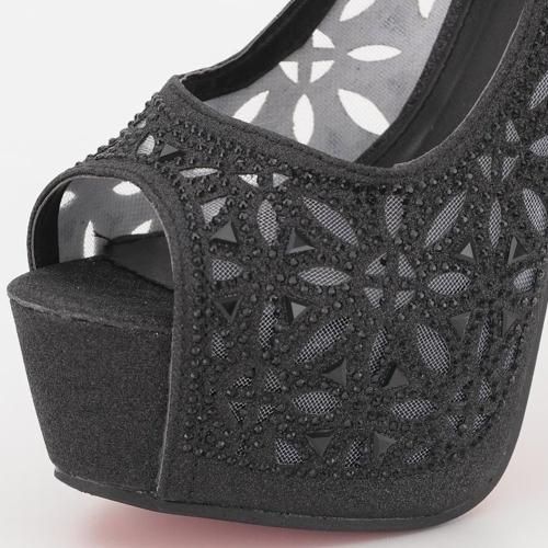 haremode 花柄14cmヒールパンプス / 4010の通販はau PAY マーケット