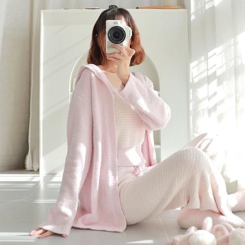 グラシア】 ルームウェア モコモコ パジャマ 部屋着 キャミ ふんわり