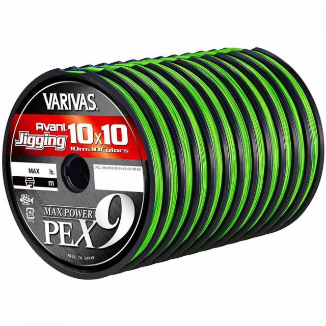 VARIVAS バリバス アバニ ジギング10X10マックスパワーPE X9 連結 10号 12個入り