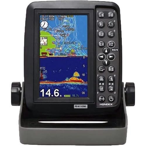 HONDEX ホンデックス ポータブルGPSプロッター魚探 PS-611CN II