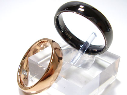 即納 ■送料無料■juraice■ペアCZステンレスリングzgjrs814b-ppairの通販は 6,000円