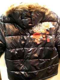 値下げ！カラクリ　ブルゾン　牡丹刺繍　KARAKURI