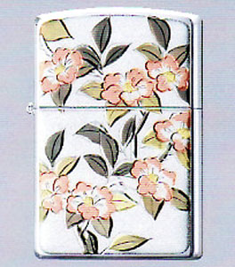 zippo電鋳十二月シリーズジッポー3月 『椿』の通販は