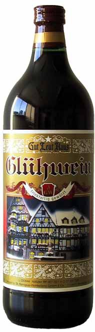 【ドイツ赤ワイン】 グートロイトハウス・グリューワインGut Leut Haus Gluhwein ホットワイン 1000ml ｜au PAY  マーケット