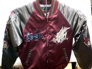 スカジャン 日本製本格刺繍のスカジャン3l 龍と黒豹の通販はau Pay マーケット Takafuku1915