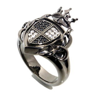 ☆送料無料☆ 【AVALON】王家の紋章シルバーリング 17〜23号 シルバー925 シルバーアクセ 銀の蔵 指輪の通販は 12,045円