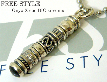 ■送料無料■【FREE STYLE】フリースタイルオニキス/CZペンダントst /シルバーアクセサリー/