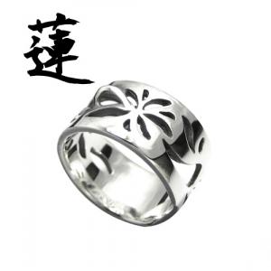 【仁-ZIN-】虚ろに咲く蓮の花シルバーリング5号〜15号【蓮-ren-】シルバー925 シルバーリング メンズ レディース シルバー 指輪 ブランドの通販は