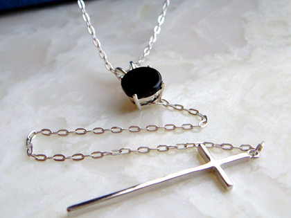 即納 送料無料■【juraice】【Defender】ディフェンダーオニキスシルバーネックレスsv/プレゼント/ギフト/おすすめ/アクセサリー/