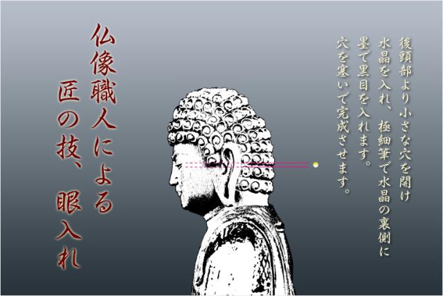 【仏像】【白檀のような高級材：薄香茶木檀】【ご本尊】【水晶眼入り・切り金仏像】立阿弥陀（浄土真宗西ご本尊）3.5寸　送料無料_5