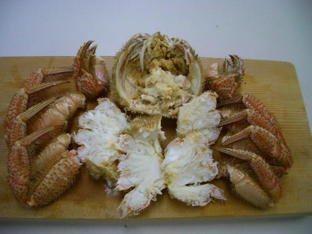 毛蟹姿350g×2尾【送料無料】北海道で水揚げ/毛がに/毛ガニ/かにみそ/カニ/かに/蟹/冷凍A_1