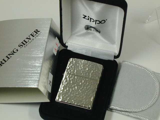 ZIPPO スターリング シルバー アーマー ジッポー ライター 純銀 26S5