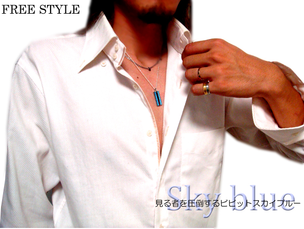 送料無料■【FREE STYLE】フリースタイルブルーバーネックレス/_2