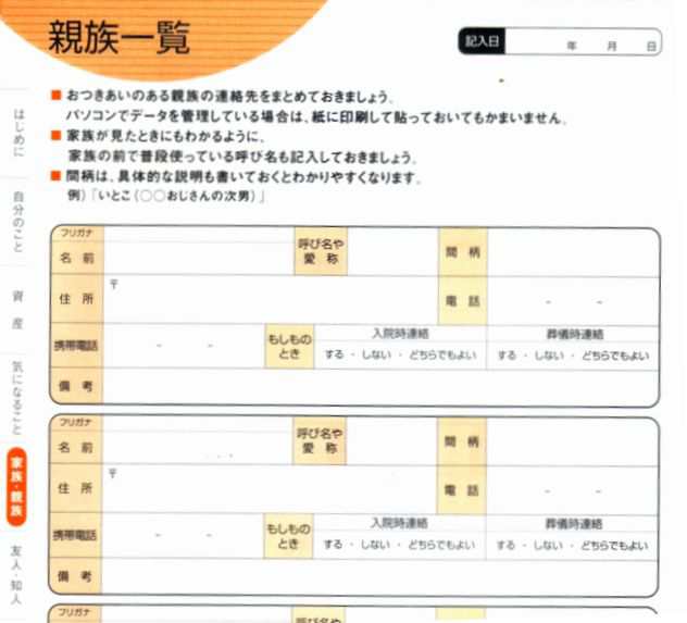 エンディングノート＜もしもの時に役立つノート＞LES-E101【コクヨ】備忘録 の通販はau PAY マーケット - 城下文化堂