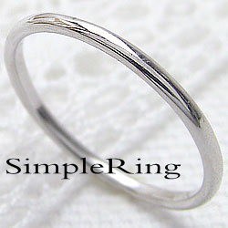 プラチナリング シンプル ストレートリング Pt900 丸線地金 指輪 ピンキーリング メタルリング 送料無料 究極ringの通販は