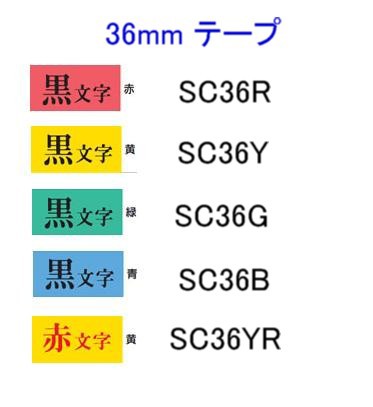 テプラテープ 36mm 2340円 キングジム テプラ プロ テープ