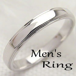 メンズリング シンプル デザインリング 10金 ホワイトゴールドk10 ピンキーリング 指輪 /ファッション・アクセサリーu003eジュエリー