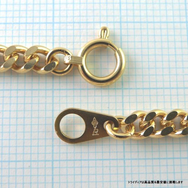 18金 18k 喜平 ブレスレット 10g 18cm 2面 幅3.6mm 造幣局検定付 K18 アンクレット 喜平ネックレス 日本製 チェーン メンズ レディース アクセサリー 引輪 国産 金 K18 キヘイ ゴールド イエローゴールド kihei 二面 プレゼント グラム 誕生日 父の日 ギフト_5