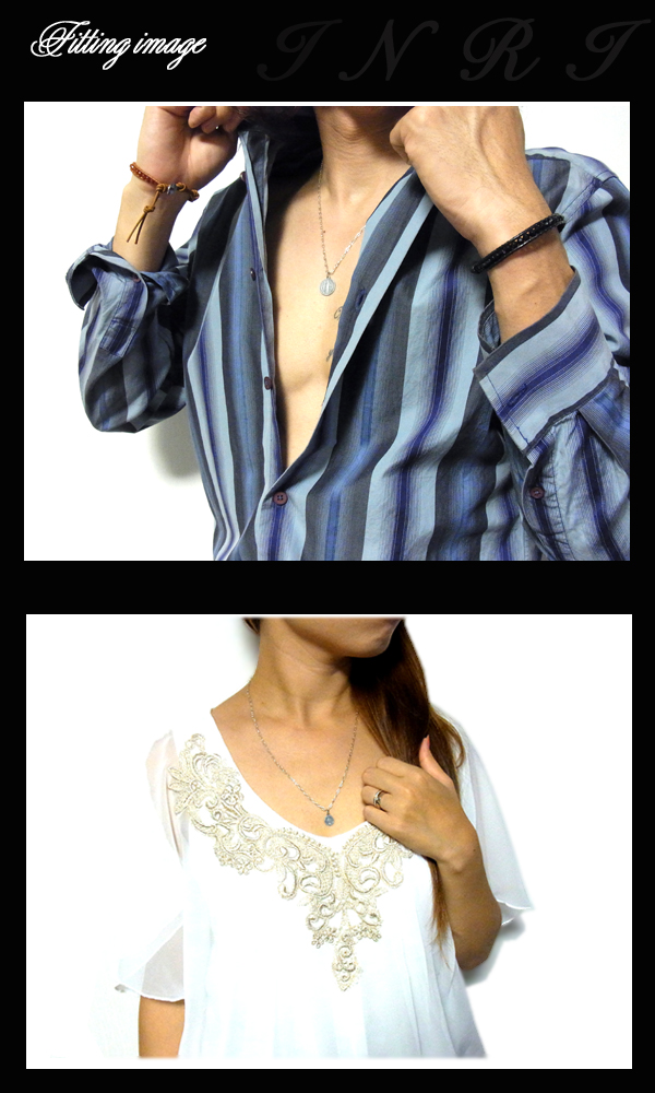 即納 送料無料■【INRI】マリアシルバーネックレス /キリスト/メダイ/コイン/シルバー925/アンティーク/aut_ma