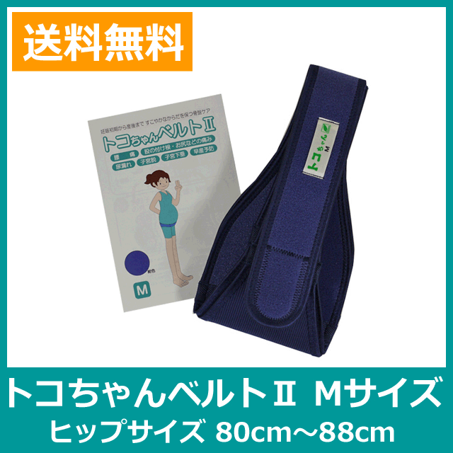 送料無料】腰や尾骨が痛む方におすすめ☆トコちゃんベルト2 紺色M