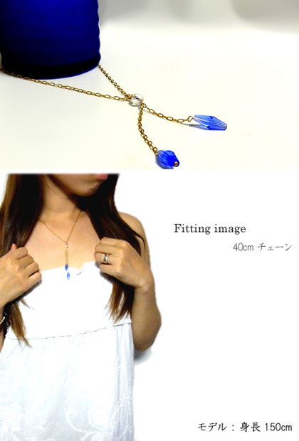 即納 送料無料■【julip】サファイアヤブルースワロフスキー クリスタル Swarovski/ゴールド/Goldfilled/14KGF/aut_la_4