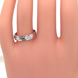 結婚指輪 バンドデザイン ペアリング ホワイトゴールドK18 マリッジリング 2本セット 18金 ブライダル 送料無料の通販は