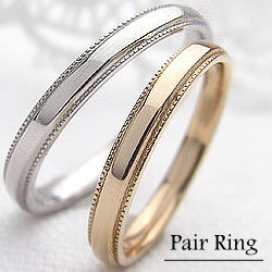 K10イエローゴールド 結婚指輪 マリッジリング ペアリング fefプライス