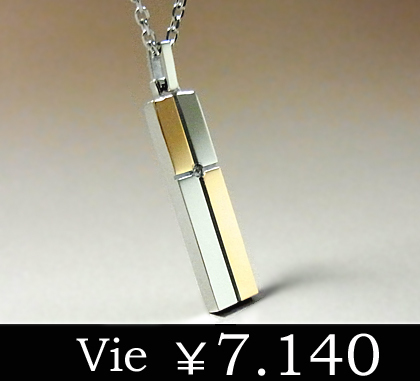 送料無料【vie】天然ダイヤモンドピンクゴールドステンレスネックレス/ヴィー/チェック/st/n1141p/aut_laの通販は 6,140円