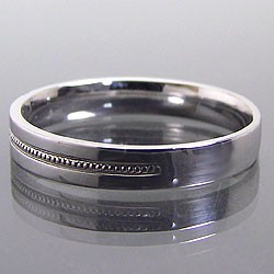 クロス メンズリング ミル打ち デザイン  アクセサリー ホワイトゴールドK18 誕生日プレゼント 激安