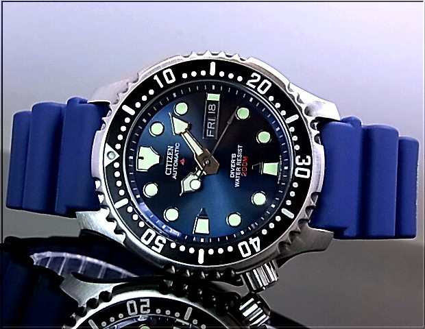 CITIZEN PROMASTER AIRDIVER 200M防水 ラバーベルト-