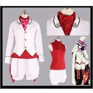 青の祓魔師 メフィスト・フェレス 風 コスプレ衣装+ウイッグ