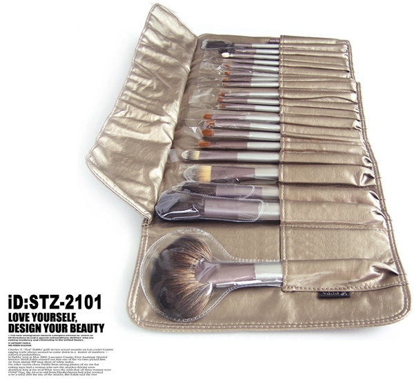 メイクブラシセット、化粧ブラシセット、お洒落な専用収納ケース付き21