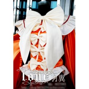 DK524東方Project★東方永夜抄★蓬莱山 輝夜★コスプレ衣装　新品　完全オーダメイドも対応可能_1