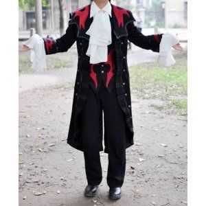 DK251コードギアス・ルルーシュブラック超華麗礼服/コスプレ衣装・完全オーダーメイド