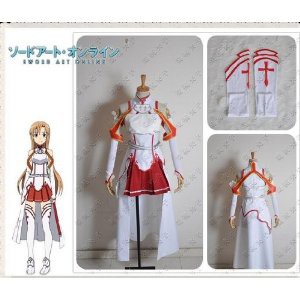 実物撮影 アソードアート・オンライン アスナ アスナ/結城明日奈 同人 コスプレ衣装風(ウィッグ 靴別売り)