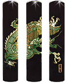 【13.5ｍｍ】黒水牛高級印鑑・飛龍