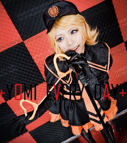 VOCALOID 　ボーカロイド　恋愛フィロソフィア　鏡音リン   風 コスチューム　コスプレ衣装　　完全オーダーメイドも対応可能