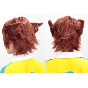 イナズマイレブン 円堂守 コスプレ ウィッグセット 超次元サッカーゲーム☆GKのキャプテン主人公風ウィッグアレンジ