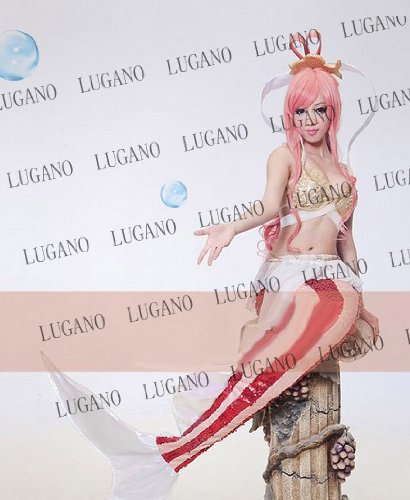 ワンピース One Piece風 人魚お姫様 白星 しらほし 衣装 ウイッグフルセット コスプレ衣装 完全オーダメイドも対応可能 K2257の通販はau Pay マーケット ティアーモショップ