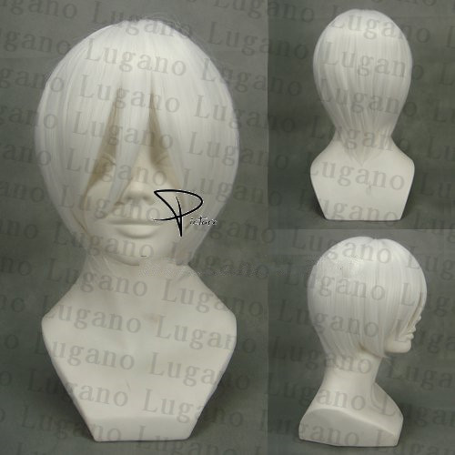 D.Gray-man アレン・ウォーカー風 ☆ コスプレウィッグ ＋ウイッグ