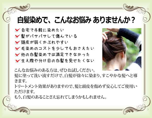 白髪用ヘアカラートリートメント 美女魔女 Ab 髪と頭皮を傷めず自宅でカンタン白髪染め の通販はau Pay マーケット 美と健康ショップ