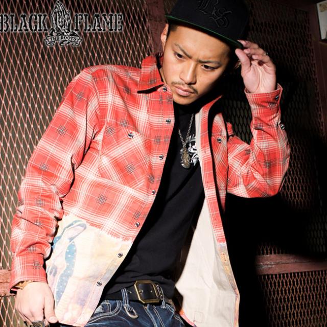 BLACKFLAME/ブラックフレイム PICTURE MARIA CHECK SHの通販は