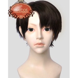 DW784 進撃の巨人 リヴァイ風 コスチューム コスプレウイッグ＋