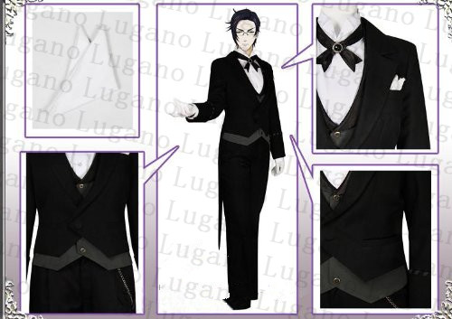 DK3081 黒執事 クロード・フォースタス（Claude Faustus） 燕尾服 全セット風 コスチューム コスプレ衣装 完全オーダーメイドも対応可能_1