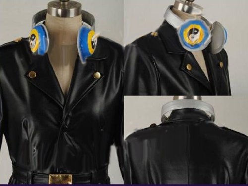 DK2535 銀魂 ぎんたま 河上万斉 風 ヘッドホン付 コスプレ衣装 完全