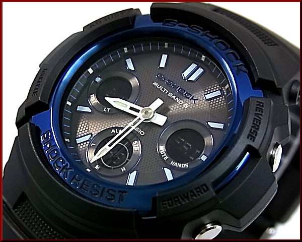 カシオ/G-SHOCK【CASIO/Gショック】ソーラー電波腕時計 アナデジモデル ブラック×ブルー【海外モデル】AWG-M100A-1Aの通販はau  PAY マーケット - BRIGHT | au PAY マーケット－通販サイト